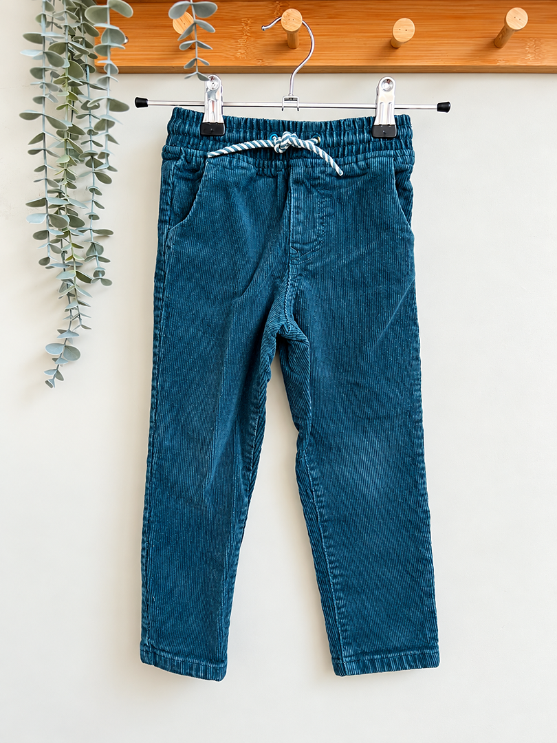 Pantalon velours côtelé garçon vert vert foncé Du Pareil au même 3 ans hiver