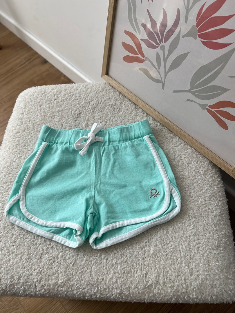 Short sport été fille United Colors of Benetton - 6 mois - Turquoise
