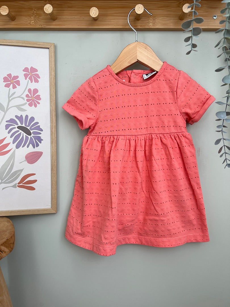 Robe été fille Tape à l'œil Tao - 12 mois - Corail