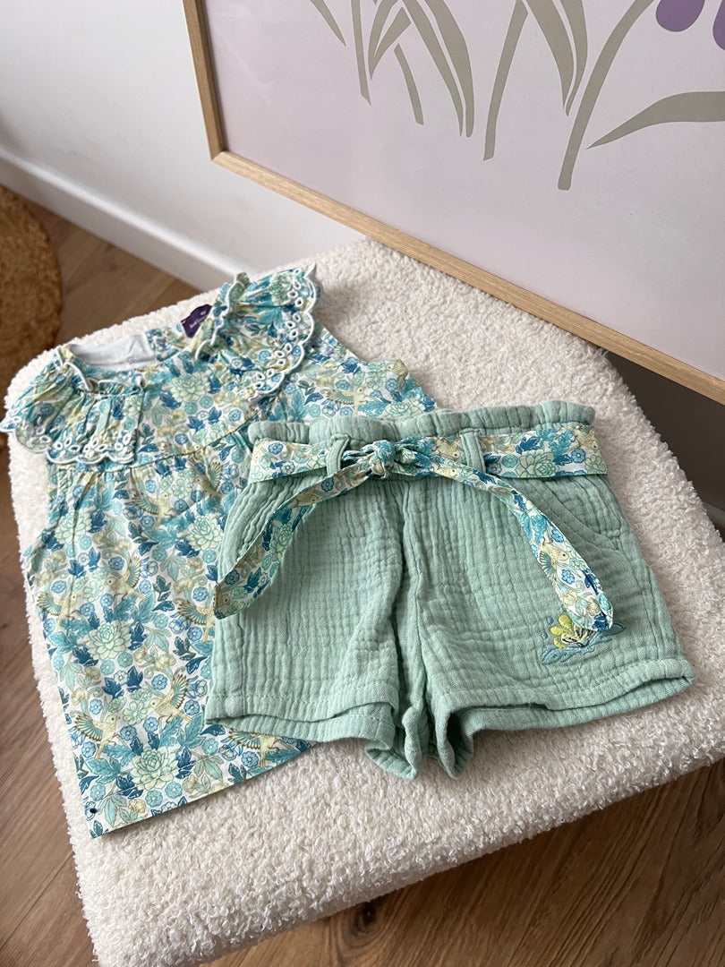 Ensemble Été Fille Sergent Major 6 Mois Top Manches Courtes