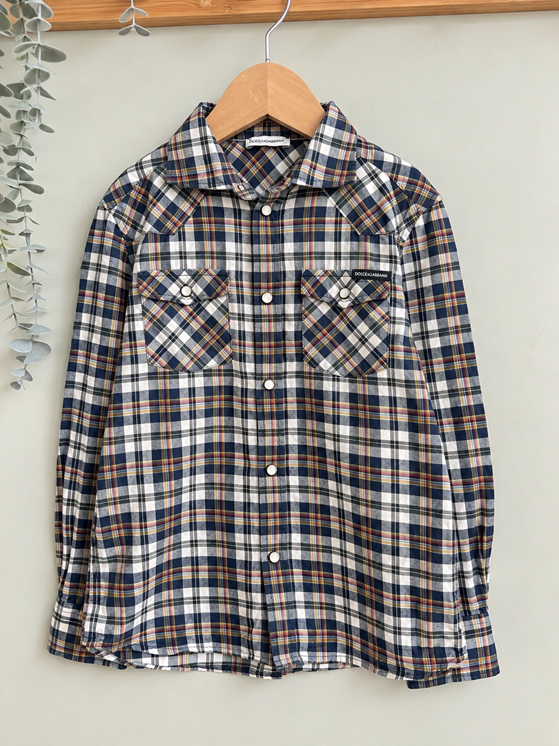 Chemise Fille Manches Longues Hiver Dolce & Gabbana 5 Ans