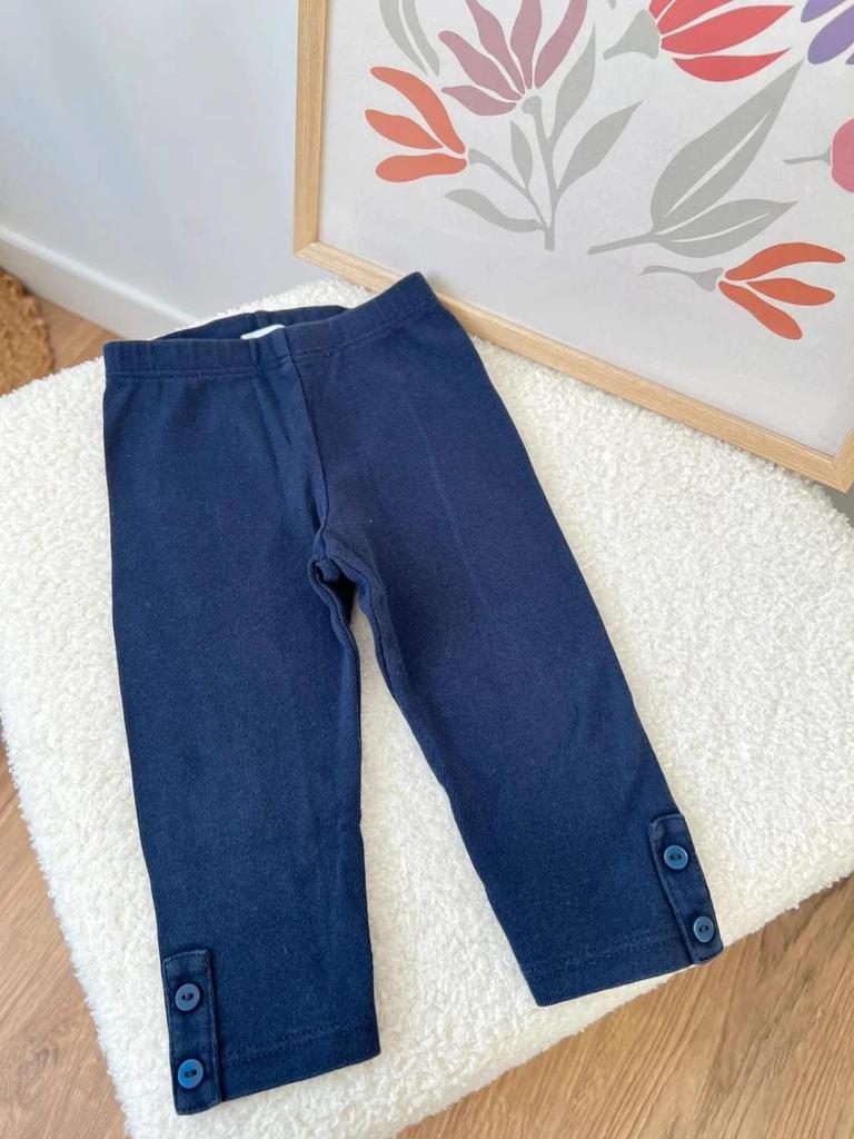 Legging bleu marine Absorba 9 mois fille – Doux et pratique