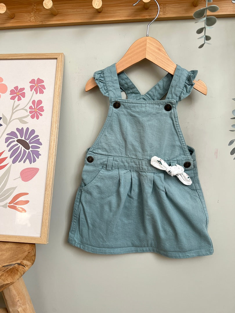 Robe salopette fille Gémo - 18 mois - Vert