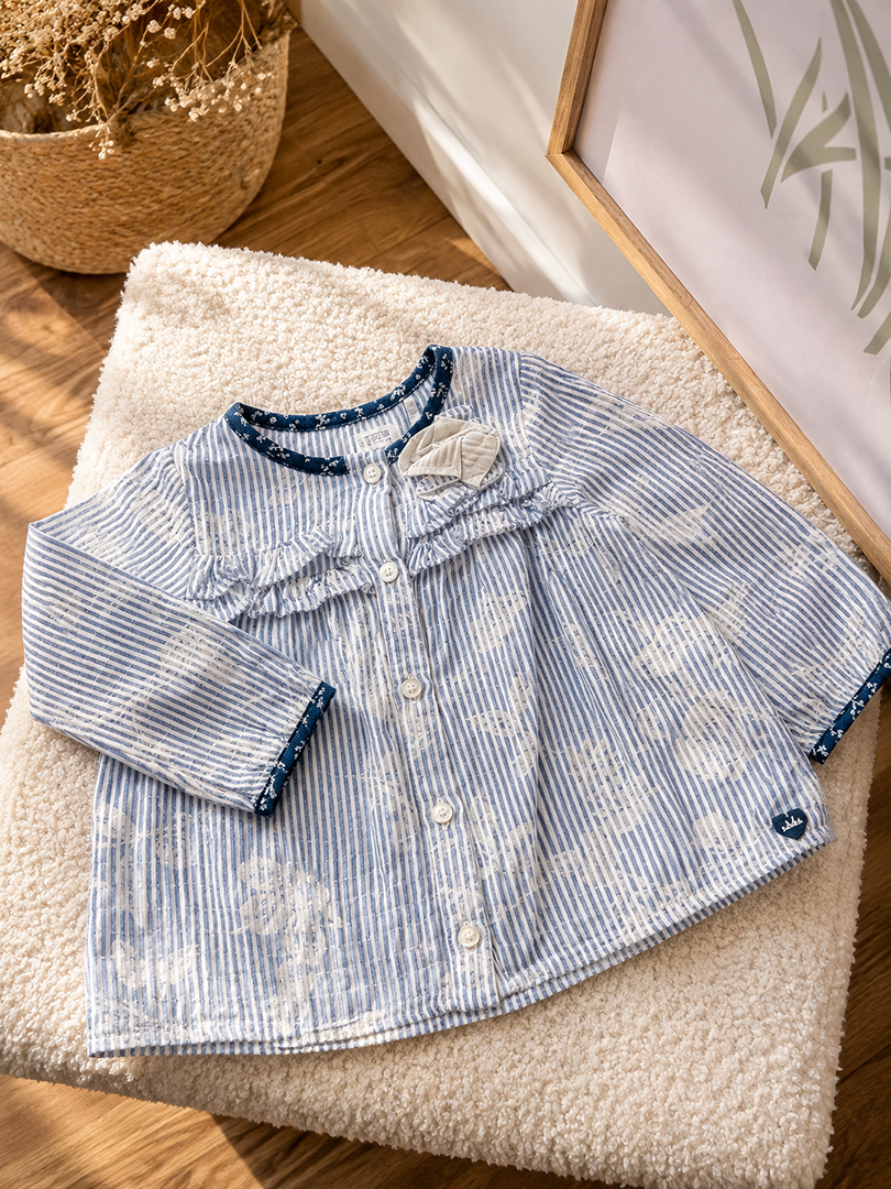 Chemise blouse Fille Ikks 12 Mois Mi-saison Manches Longues