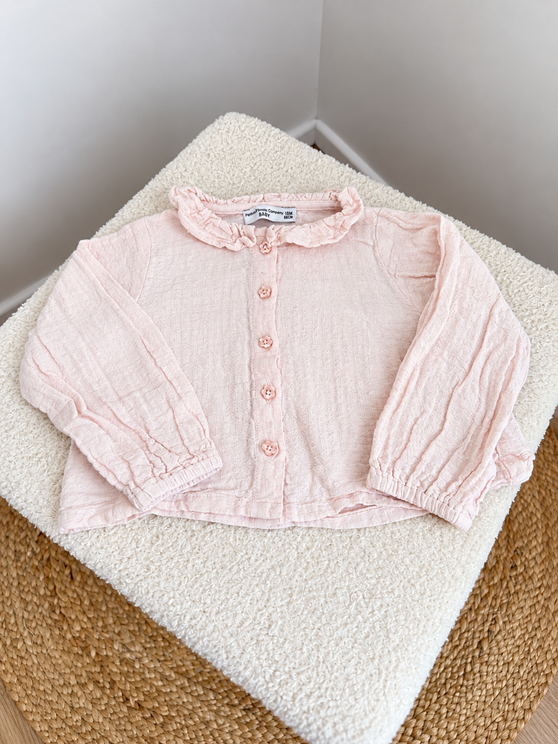 Chemise fille Fashion Private Company rose 18 mois mi-saison manches longues