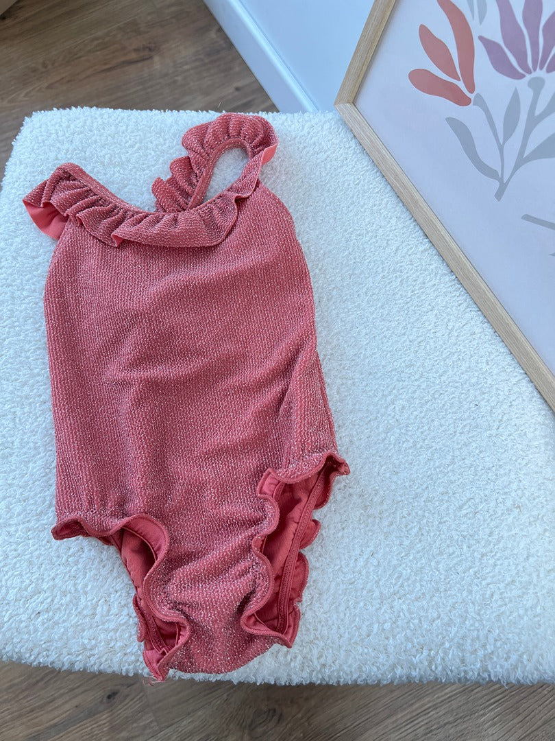 Maillot de bain 1 pièce piscine ou mer Kiabi - 6 mois - Rose argenté