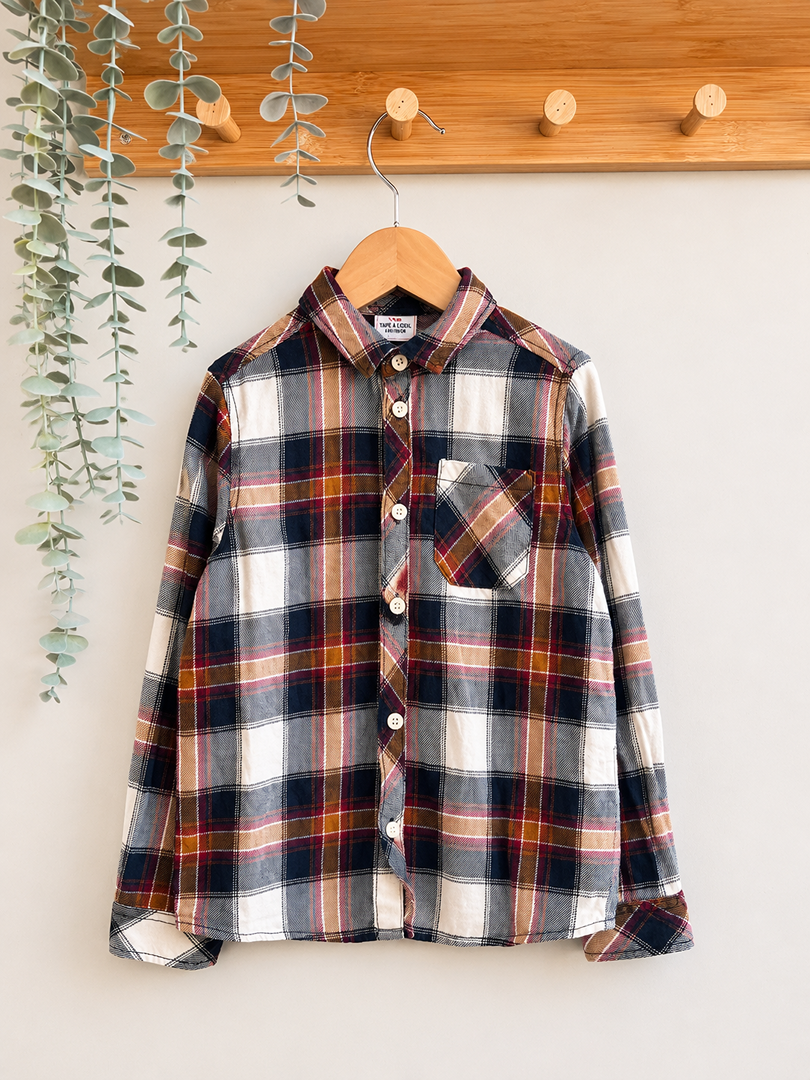 Chemise carreaux garçon Tape à l'œil 5 ans mi-saison