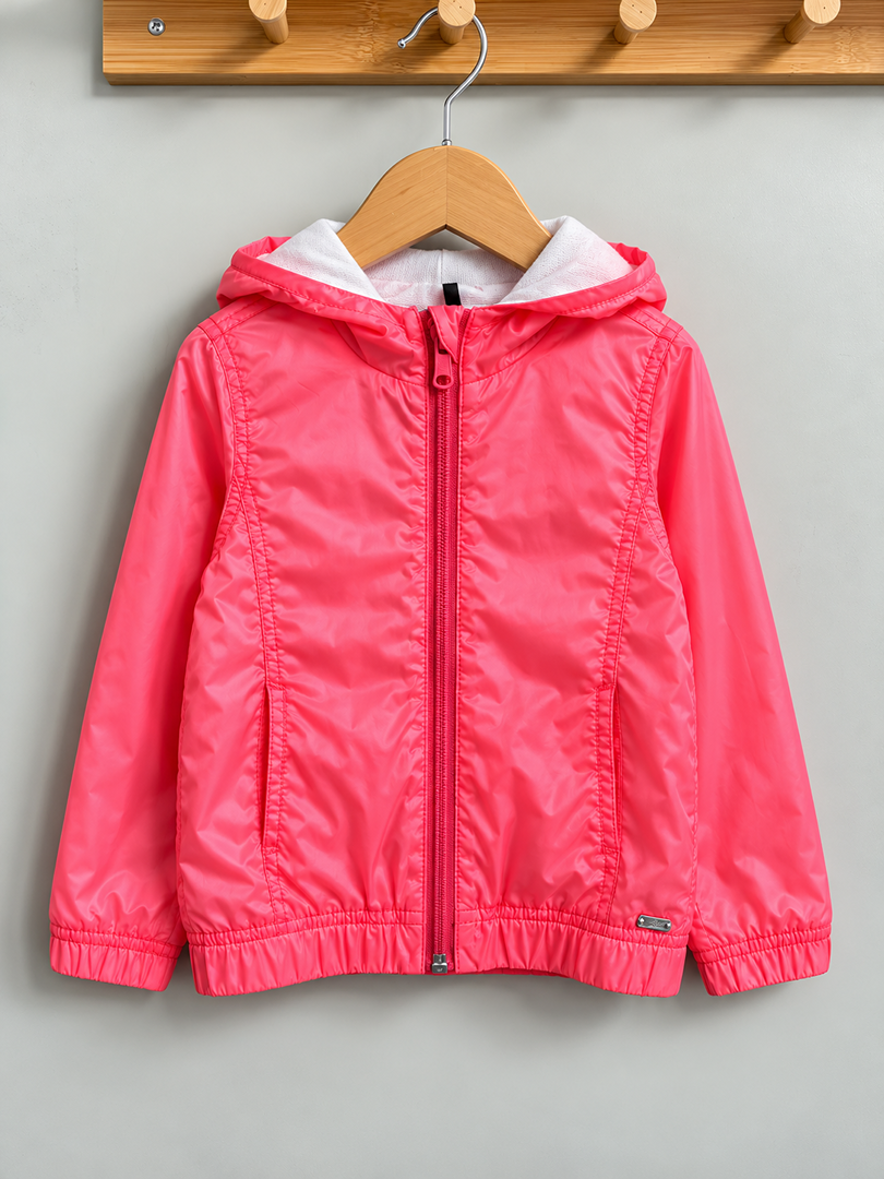 Veste coupe-vent Fille Ikks rose 3 Ans Mi-saison