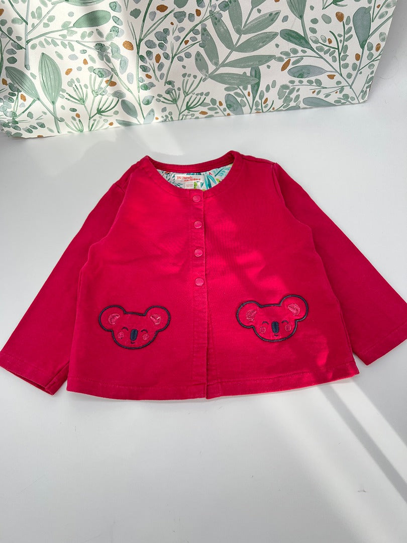 Gilet fille Du Pareil Au Même - 24 mois - Rose - État : Excellent Fille