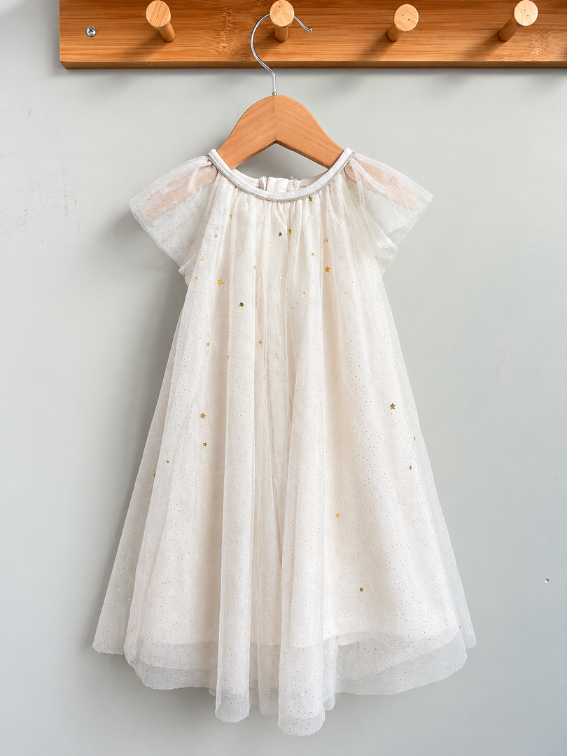 Robe fille Tape à l'œil blanche 3 ans fête élégante tulle
