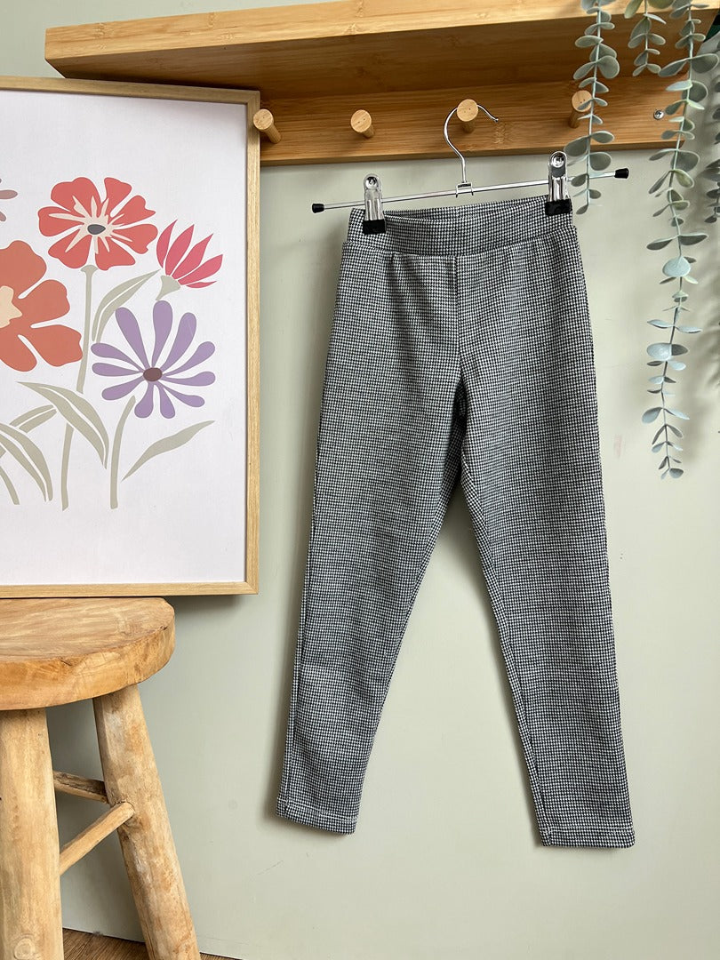 Leggings fille Mango 5 ans pied-de-poule hiver