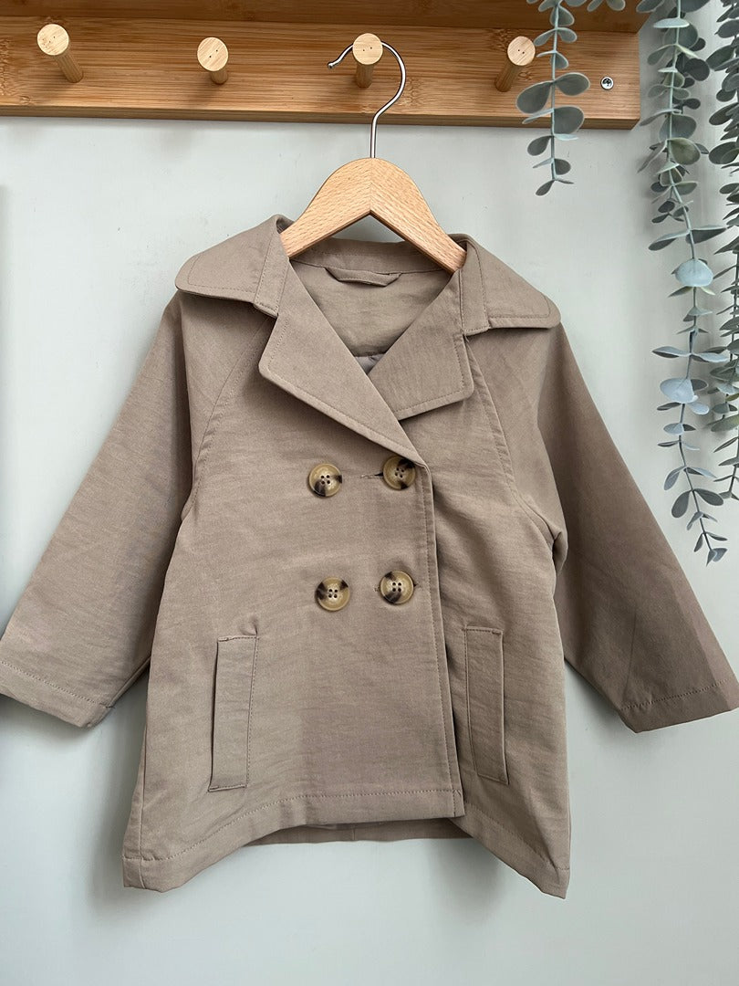Trench mi-saison fille - 2 ans - Kaki printemps