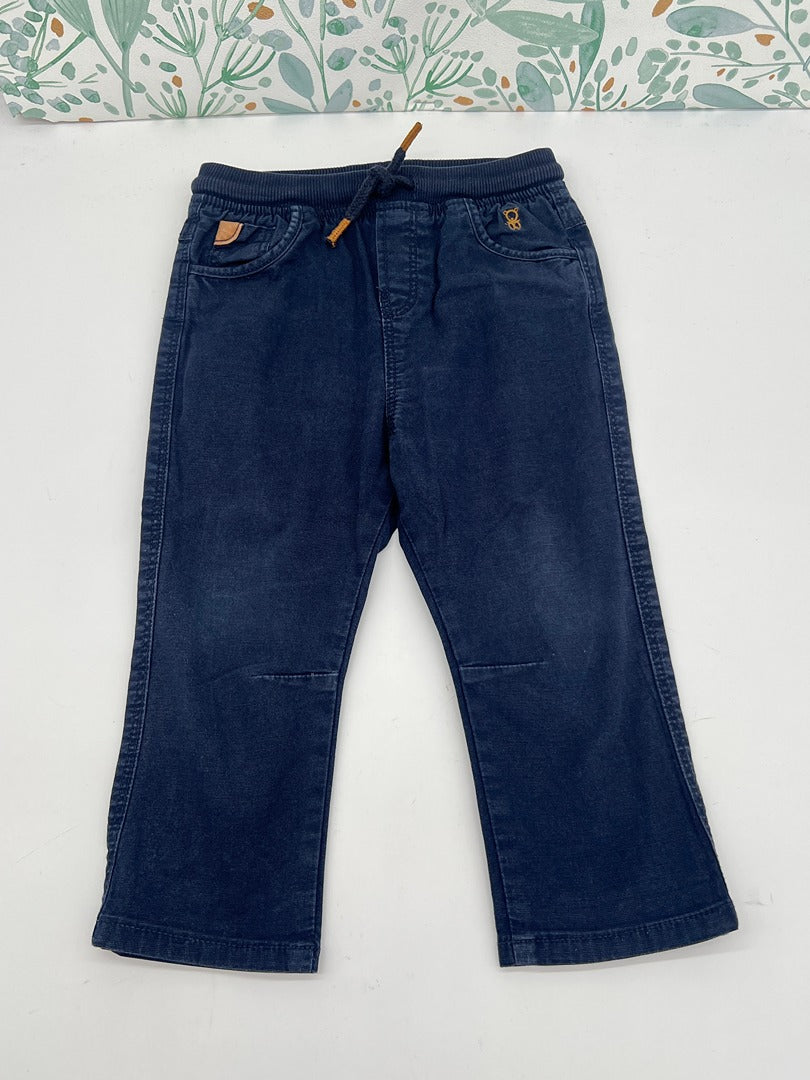 Pantalon garçon Obaïbi - 18 mois - Bleu marine