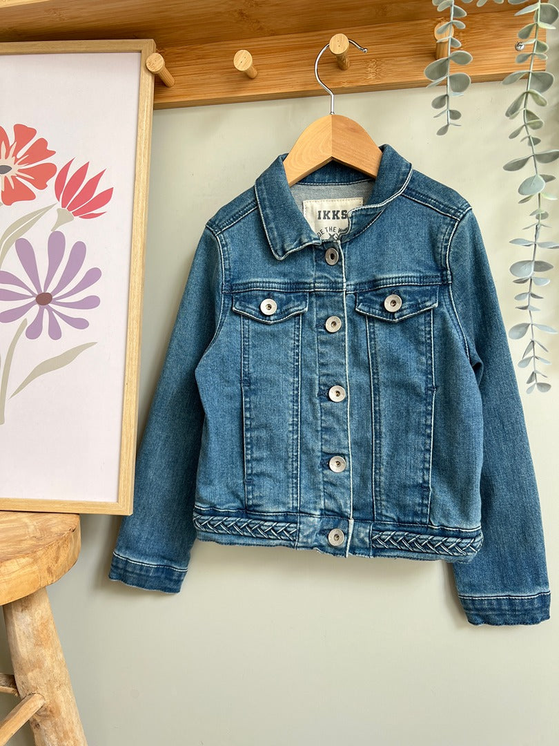 Veste en jean Ikks fille 5 ans bleue manches longues