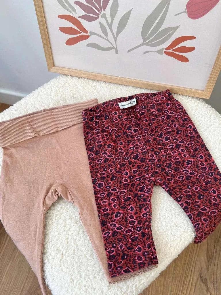 Lot 2 leggings fille - 3 mois Lulu Castagnette c&a