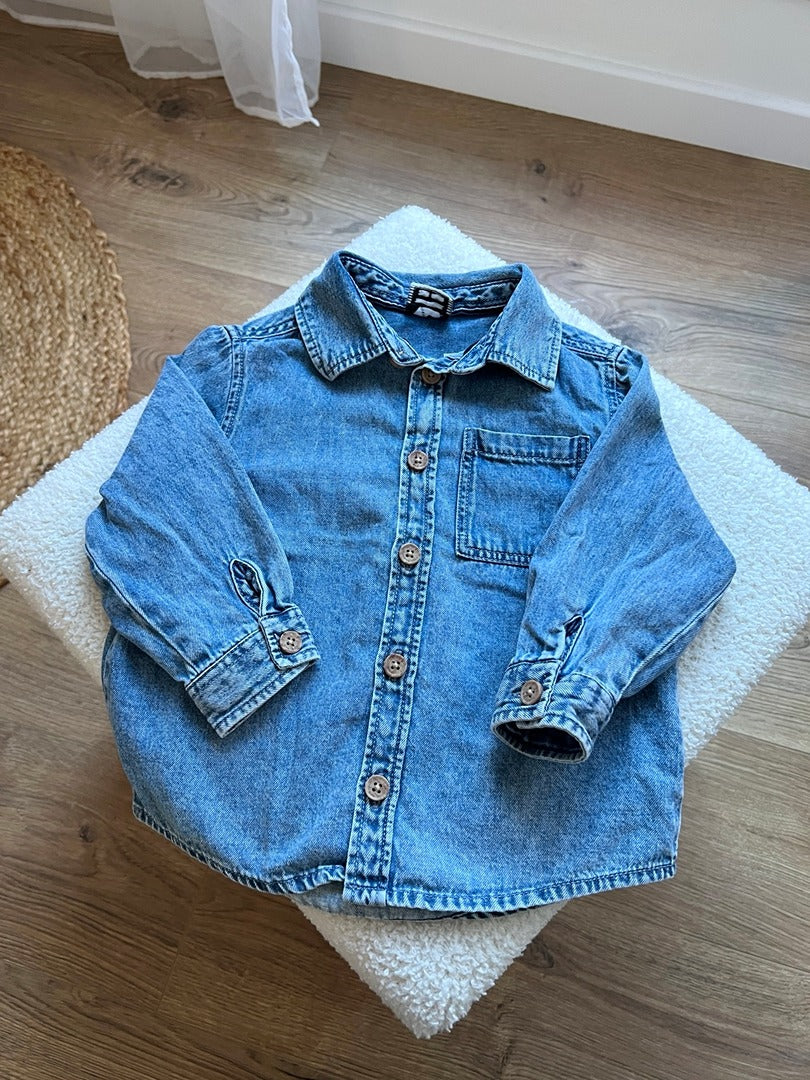 Chemise en jean surchemise garçon Tape à l'œil mi-saison manches longues 2 ans