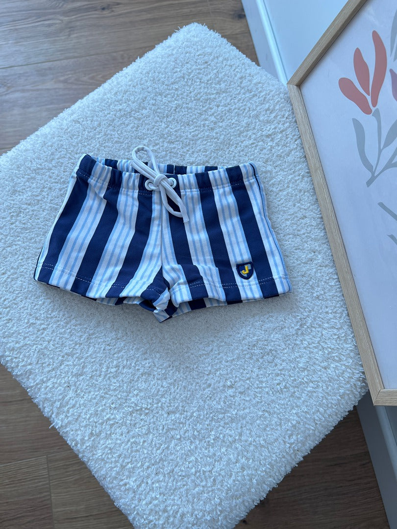 Short de bain Jacadi garçon 12 mois bleu rayé été