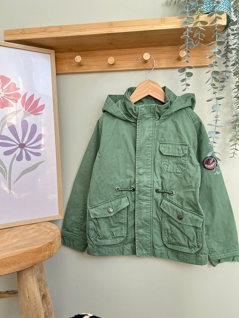 Parka Tape à l'oeil 5 ans garçon vert mi-saison