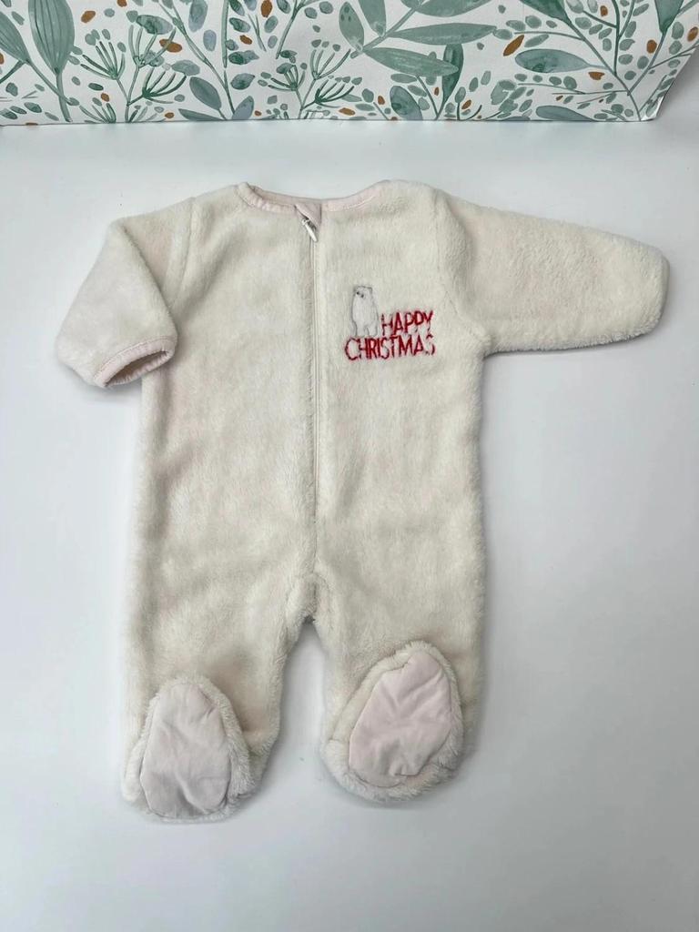 Pyjama 1 pièce en velours Noël fille - Vertbaudet 1 mois