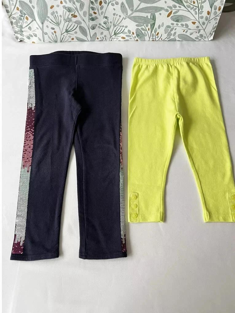 2 leggings jeggings - H&m Dpam 18 mois Fille