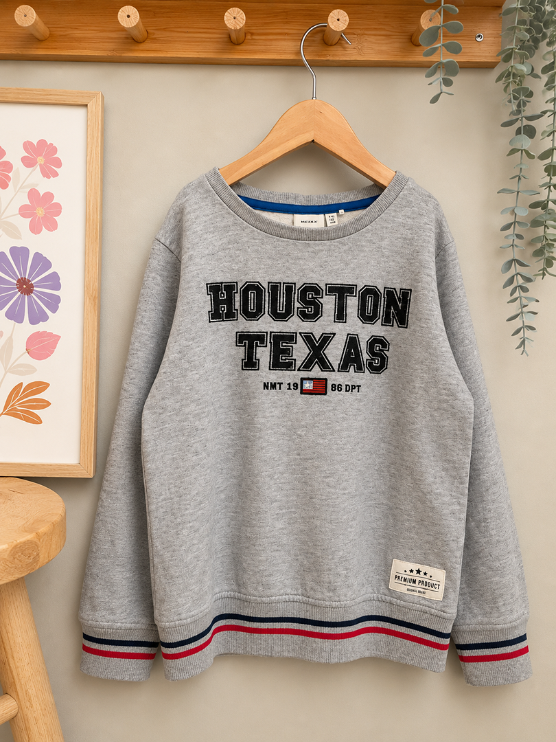 Sweat Garçon Gris Manches Longues Hiver Name It 8 Ans