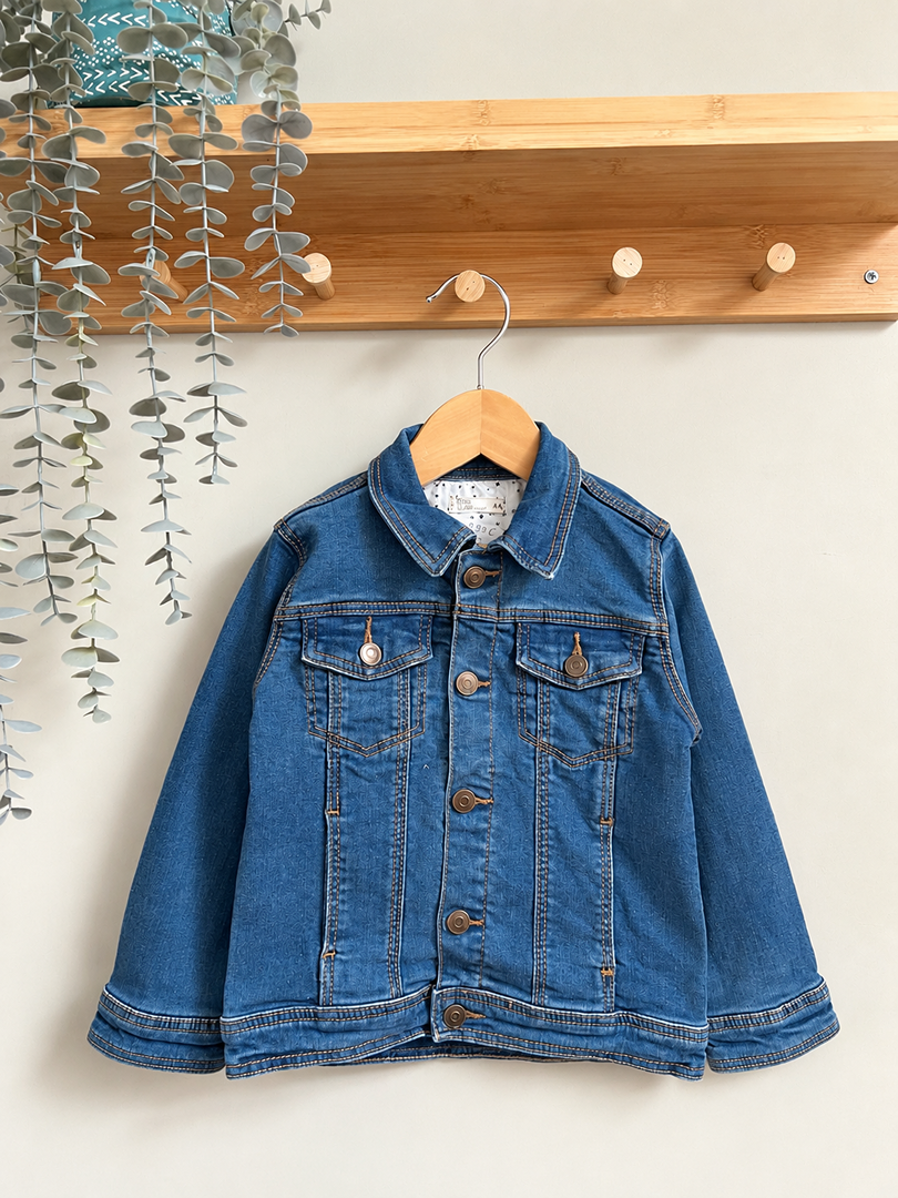 Veste en jean fille Lc kids par Little Cigogne 4 ans mi-saison