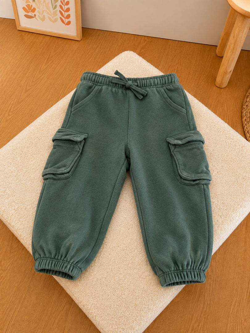 Jogging cargo garçon Kiabi 12 mois vert mi-saison