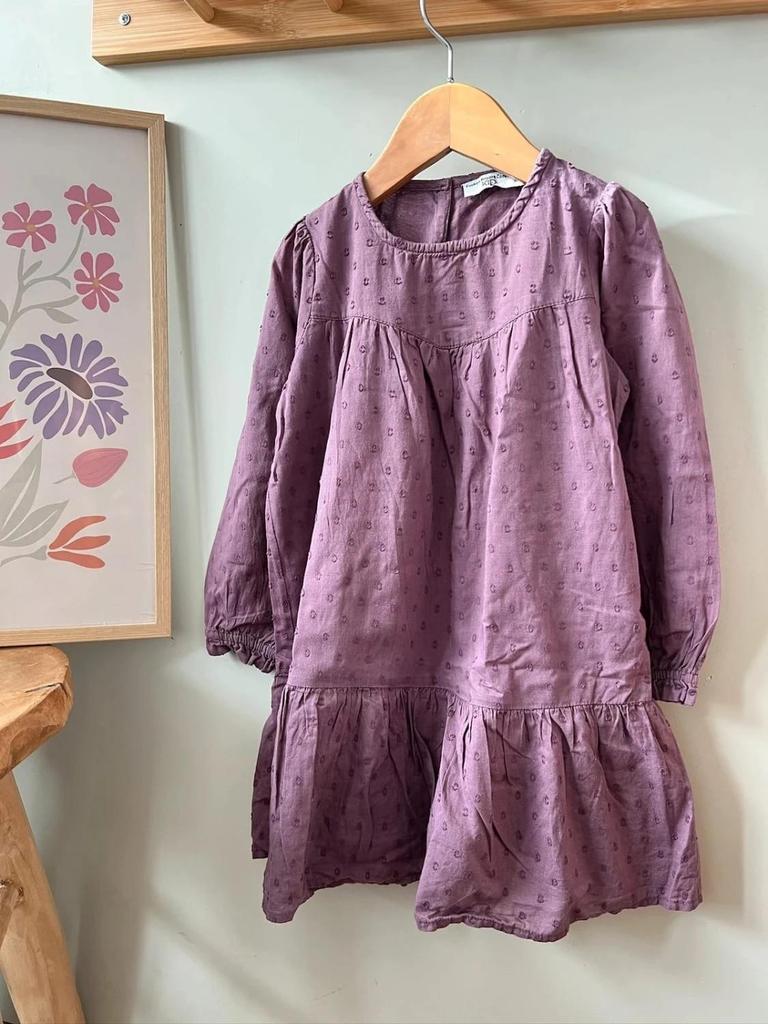 Robe violette Fashion Private Company fille 3 ans – Coupe fluide & confortable