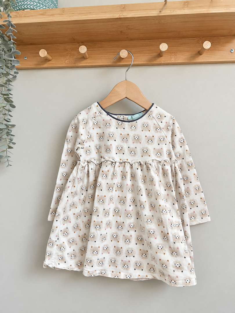 Robe fille Obaibi manches longues mi-saison 18 mois