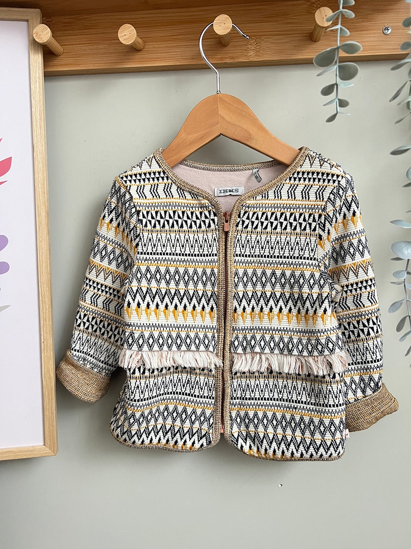 Veste gilet Ikks fille 2 ans ethnique chic mi-saison