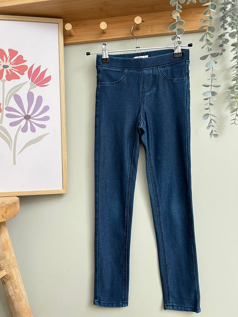 Jeggings fille Gémo bleu denim 7 ans mi-saison
