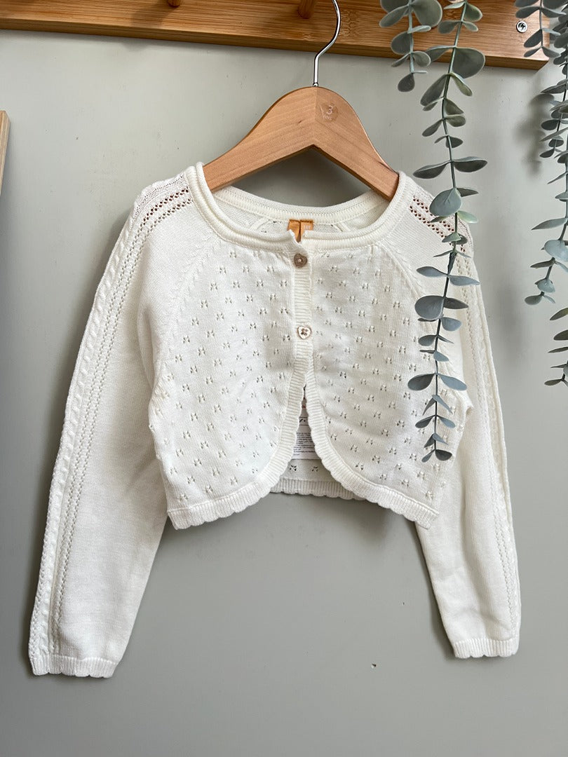 Boléro fille Orchestra - 3 ans / 98 cm - Crème - État : Excellent Fille