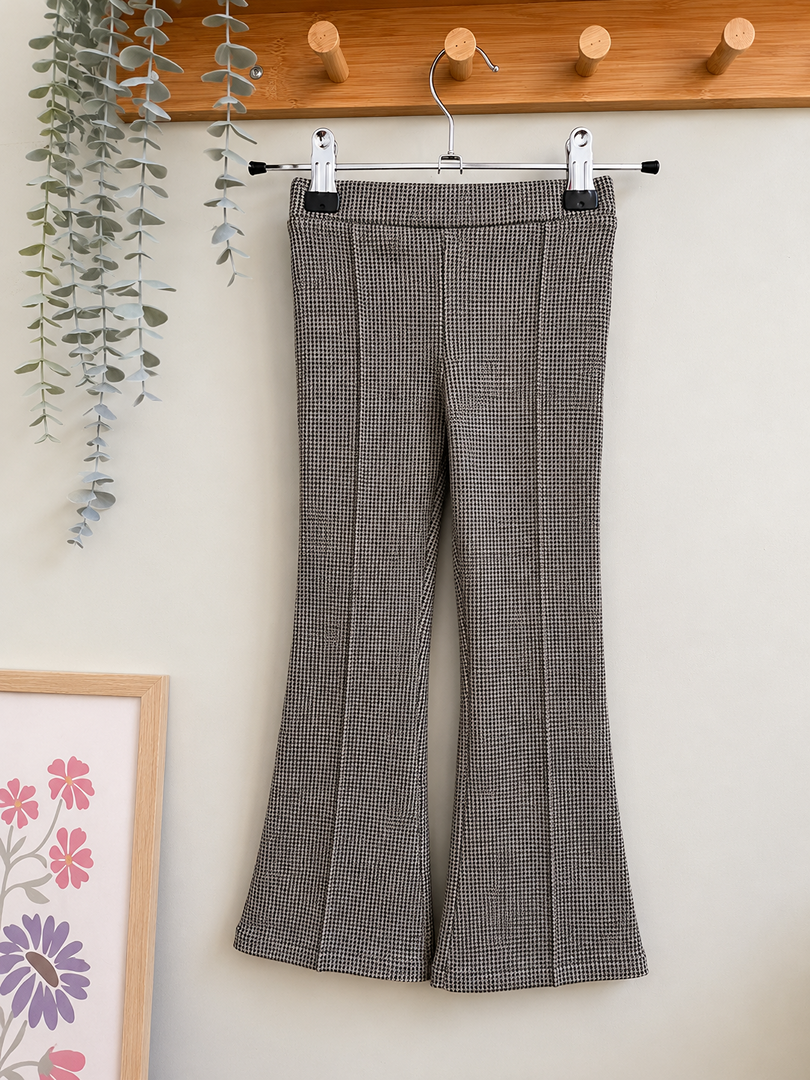 Pantalon évasé marron Tape à l'œil 4 ans fille mi-saison