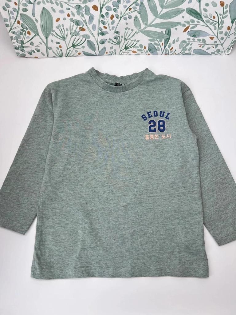 T-shirt vert manches longues garçon - Tape à l'oeil 6 ans