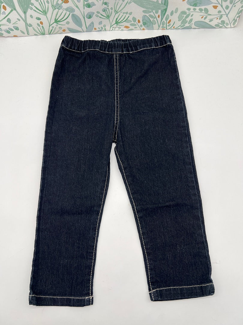 Jean legging jegging Sans Marque - 2 ans - Bleu marine