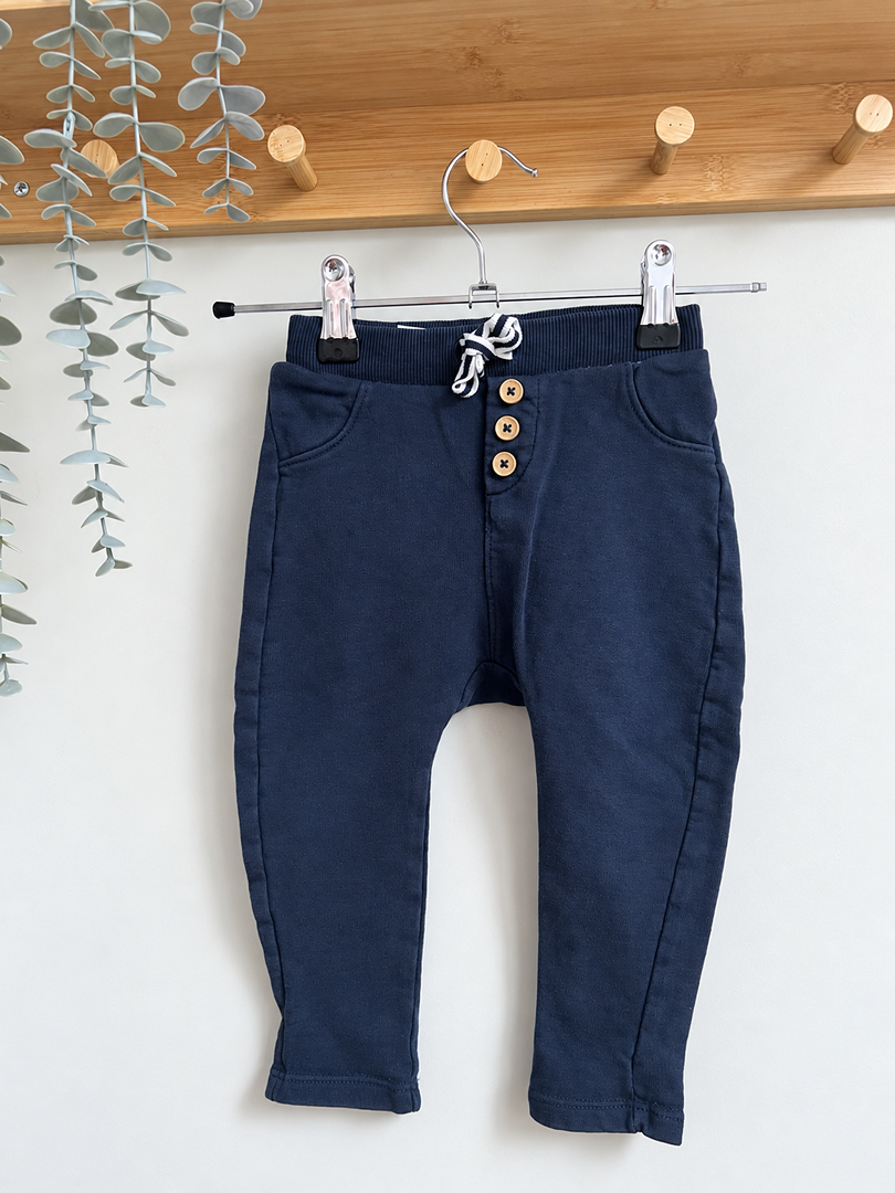 Pantalon jogging garçon Tape à l'œil bleu marine 18 mois