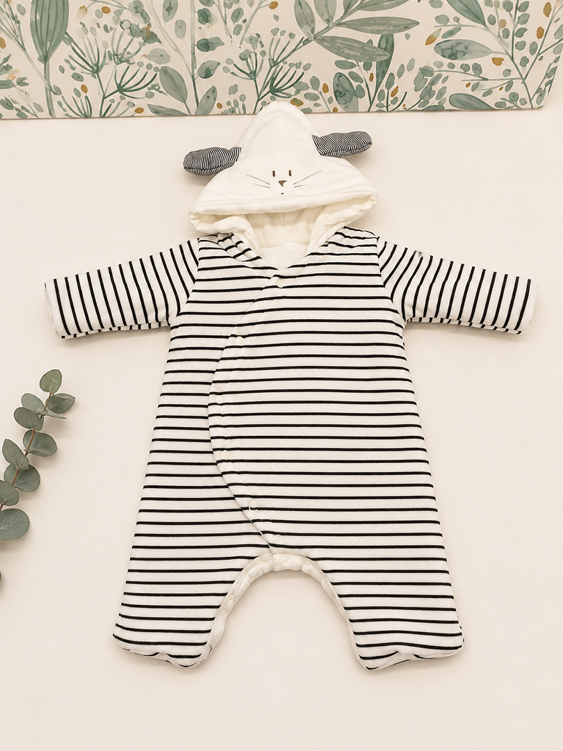 Combinaison marinière iconique Mixte Petit Bateau Hiver Naissance fille ou garçon
