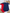 Lot de 2 bodies col Us manches longues Petit Bateau 9 mois mixte hiver rouge et bleu fille ou garçon