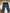 Pantalon fille Dpam noir fleuri mi-saison 12 mois