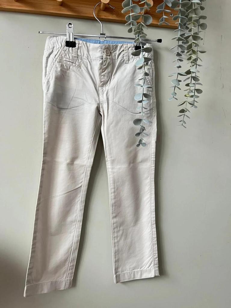Pantalon chino beige Petit Bateau – classique & confortable – 4 ans garçon