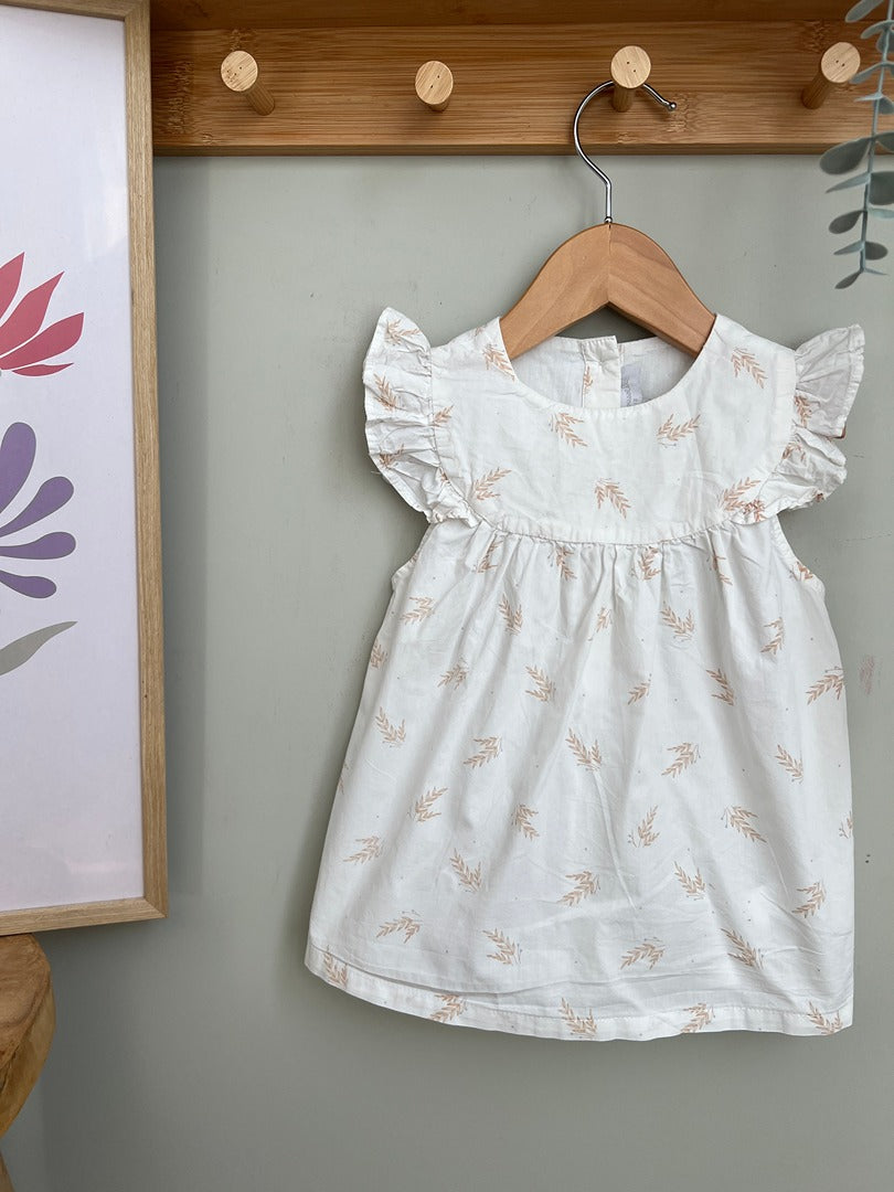 Robe légère fille été Cadet Rousselle - 3 ans - Blanc fleurie