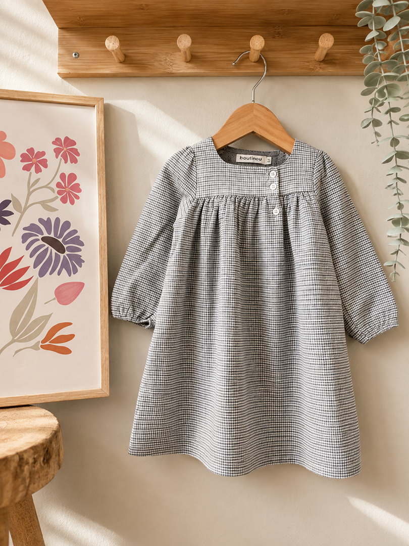 Robe Courte Fille Bout'chou 12 Mois mi-saison Manches Longues