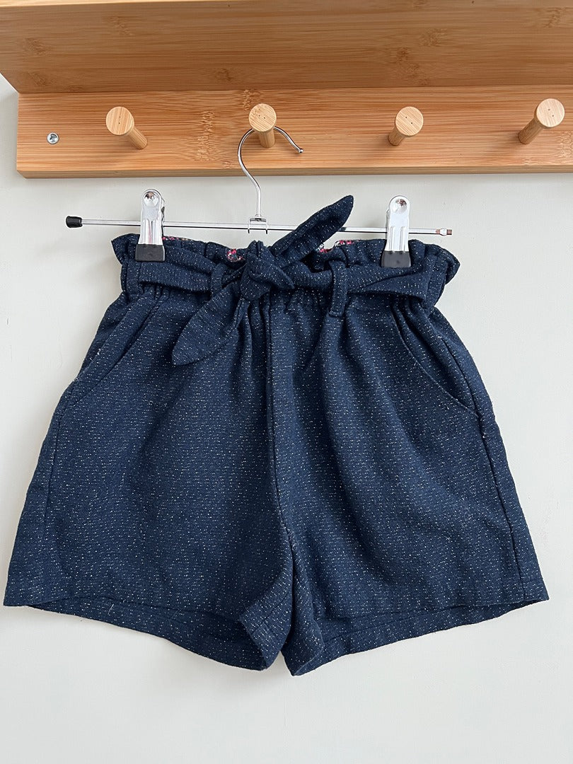 Short fille Tape à l'oeil 8 ans mi-saison bleu marine