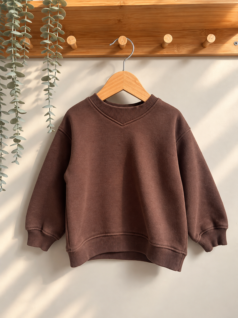 Sweat Zara marron mixte 18-24 mois mi-saison manches longues
