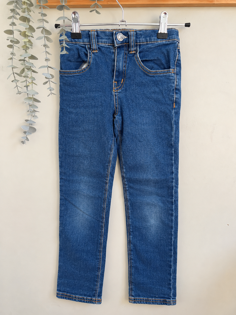 Jean bleu Petit Bateau 6 ans fille mi-saison