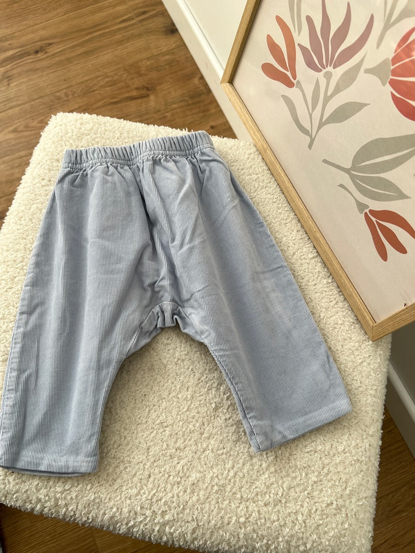 Pantalon côtelé bébé garçon Petit Bateau - 1 mois - Bleu