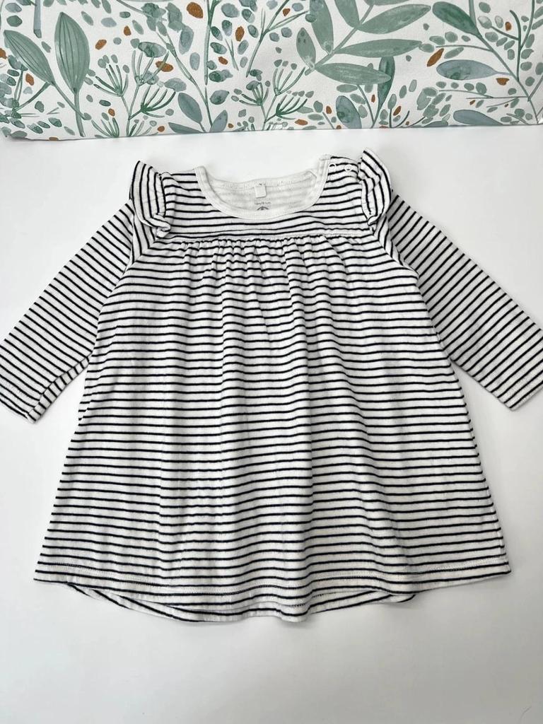 Robe rayée manches longues Fille - Petit Bateau 18 mois