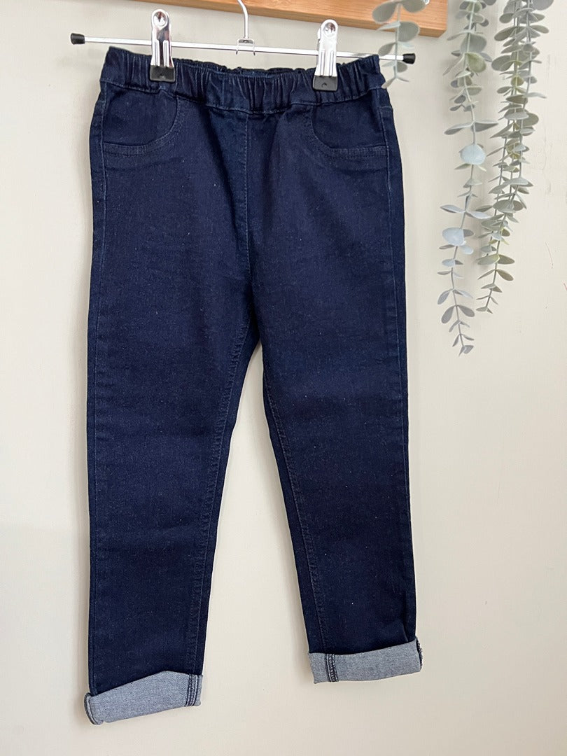 Jean mixte Petit Bateau - 6 ans - Bleu marine - Fille ou garçon