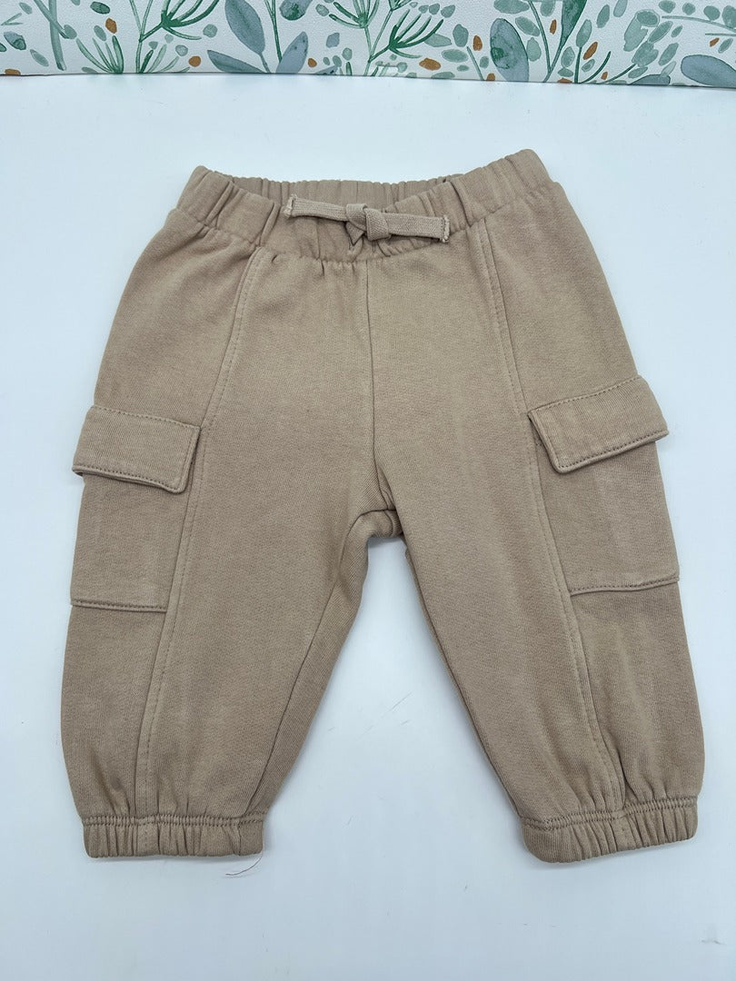 Pantalon cargo jogging garçon H&m - 6 mois - Beige