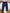 Legging Fille Ikks 6 Mois Mi-saison bleu marine imprimé coeurs